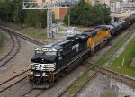 NS 7568 leads train 352 across Boylan